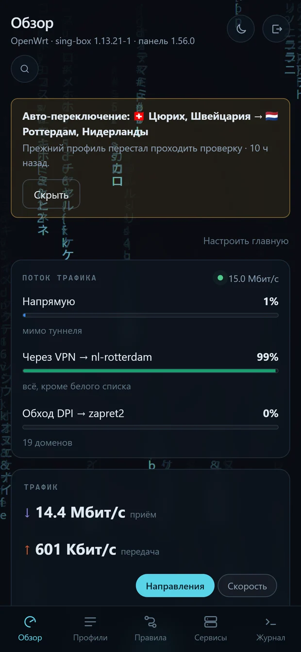 Обзор на телефоне